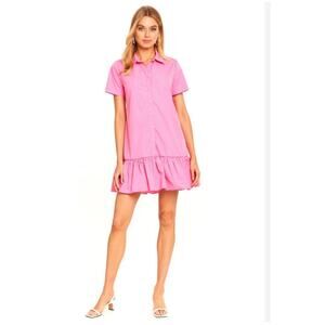 Amanda Uprichard Raina Dress NWT Small Barbie Pink